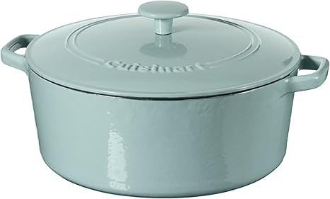 Cuisinart Casserole Cast Iron, Light Blue, 7 quart | Amazon (US)