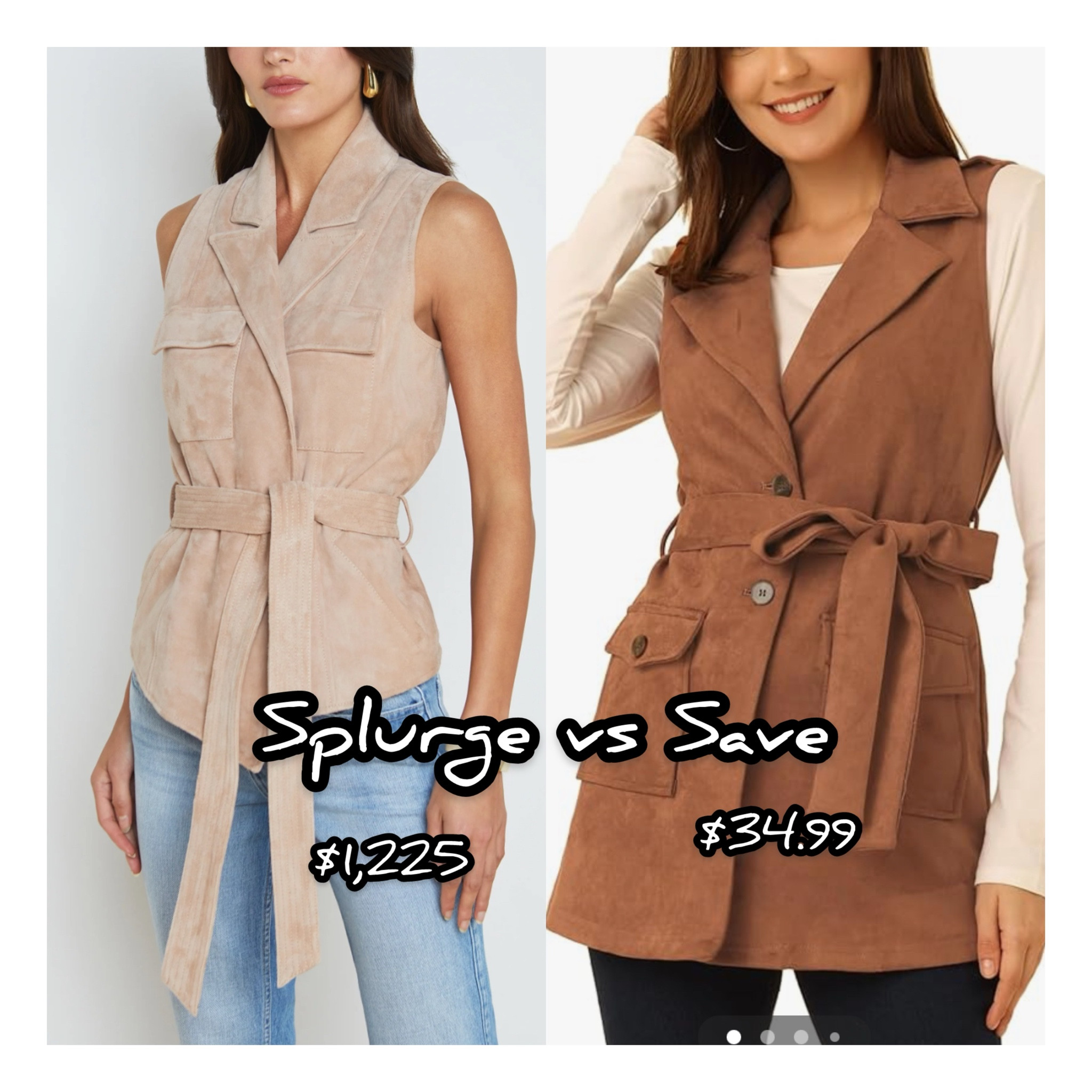 Splurge or save!  Suede or faux suede 

#LTKSeasonal #LTKOver40 #LTKStyleTip