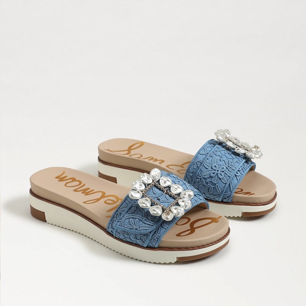 Ariane Orchid Slide Sandal | Sam Edelman