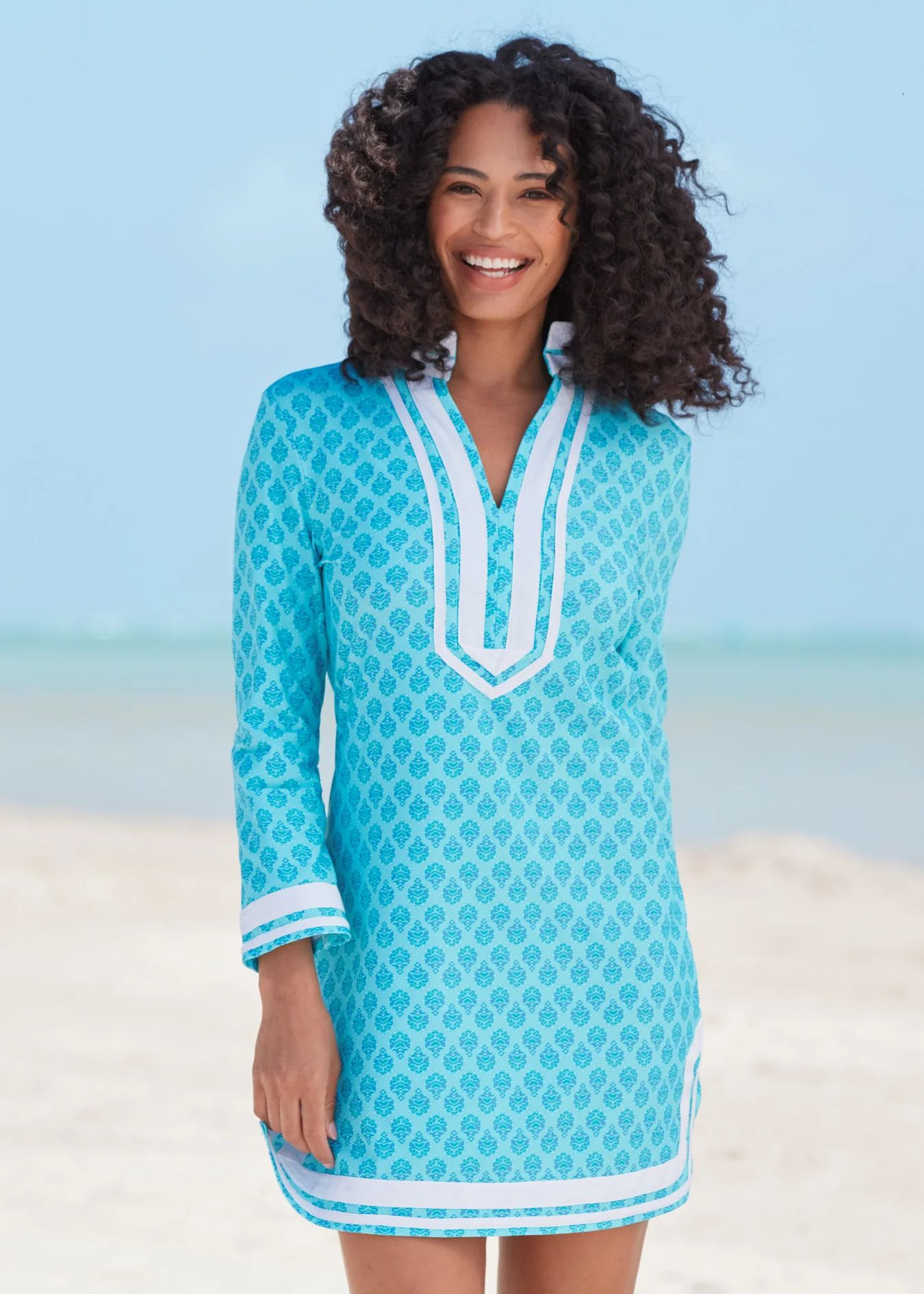 Amalfi Coast Tunic Dress | Cabana Life