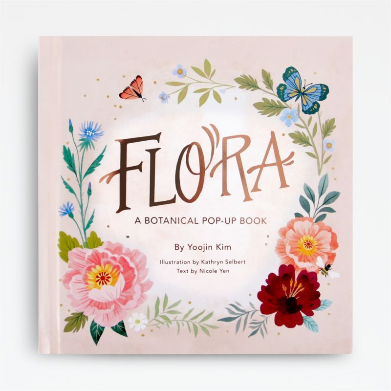Flora Botanical Pop Up Book + Reviews | Crate and Barrel | Crate & Barrel