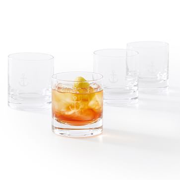 Classic Double Old Fashioned Glasses, Set of 4 | Mark and Graham
