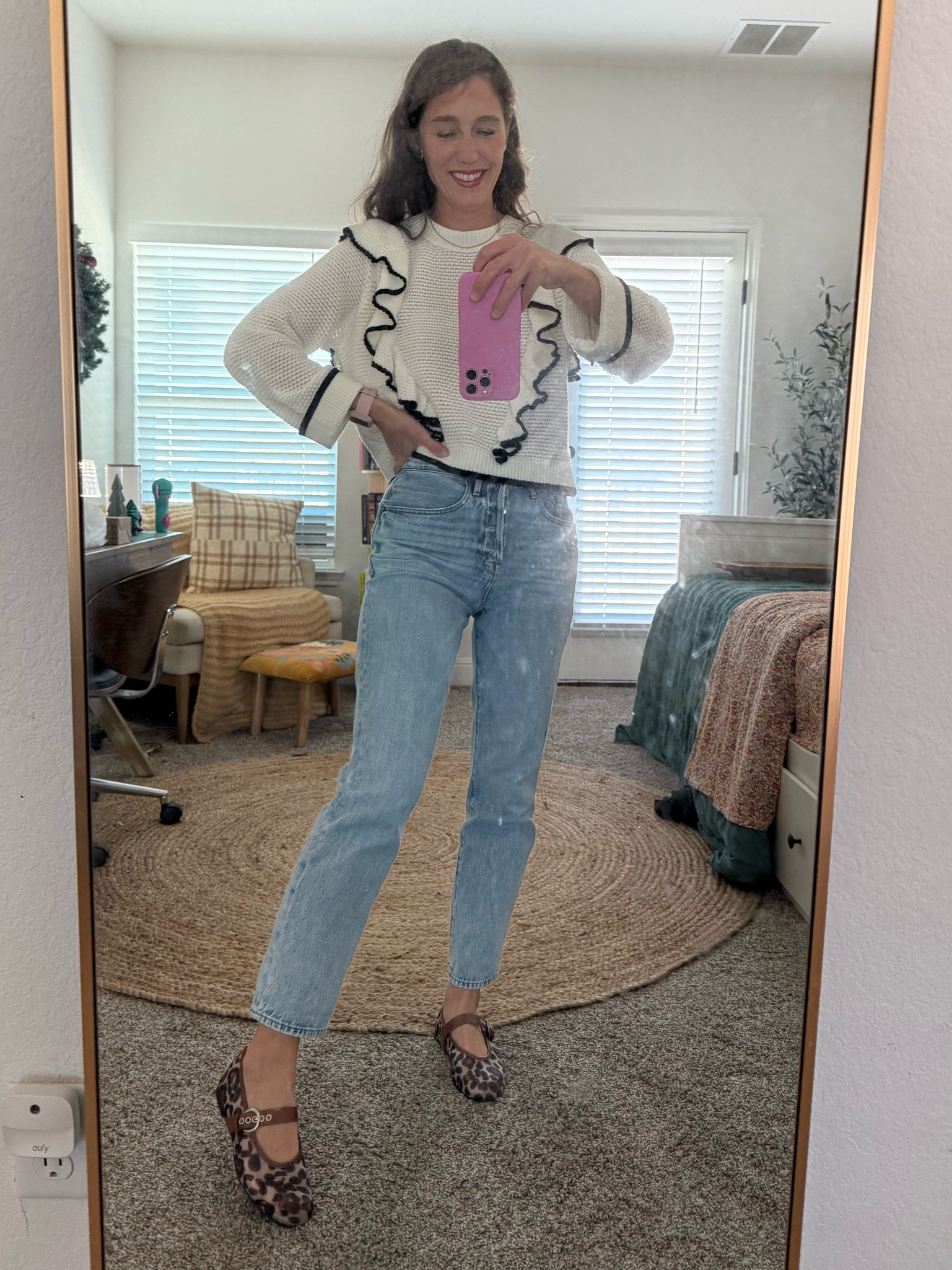 Top - @hm
Jeans - @frame four years old and still in great condition
Mary Jane’s - @amazon

#LTKHoliday #LTKFindsUnder50 #LTKStyleTip