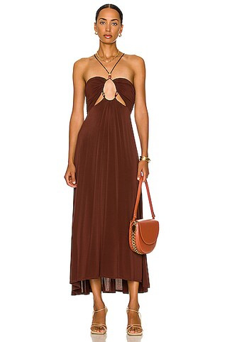 A.L.C. Gabrielle Dress in Chocolate | FWRD 