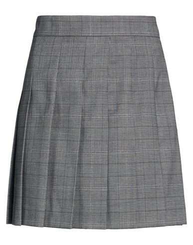 Max Mara Studio Woman Mini skirt Grey Size 4 Virgin Wool, Polyester, Elastane | YOOX (US)