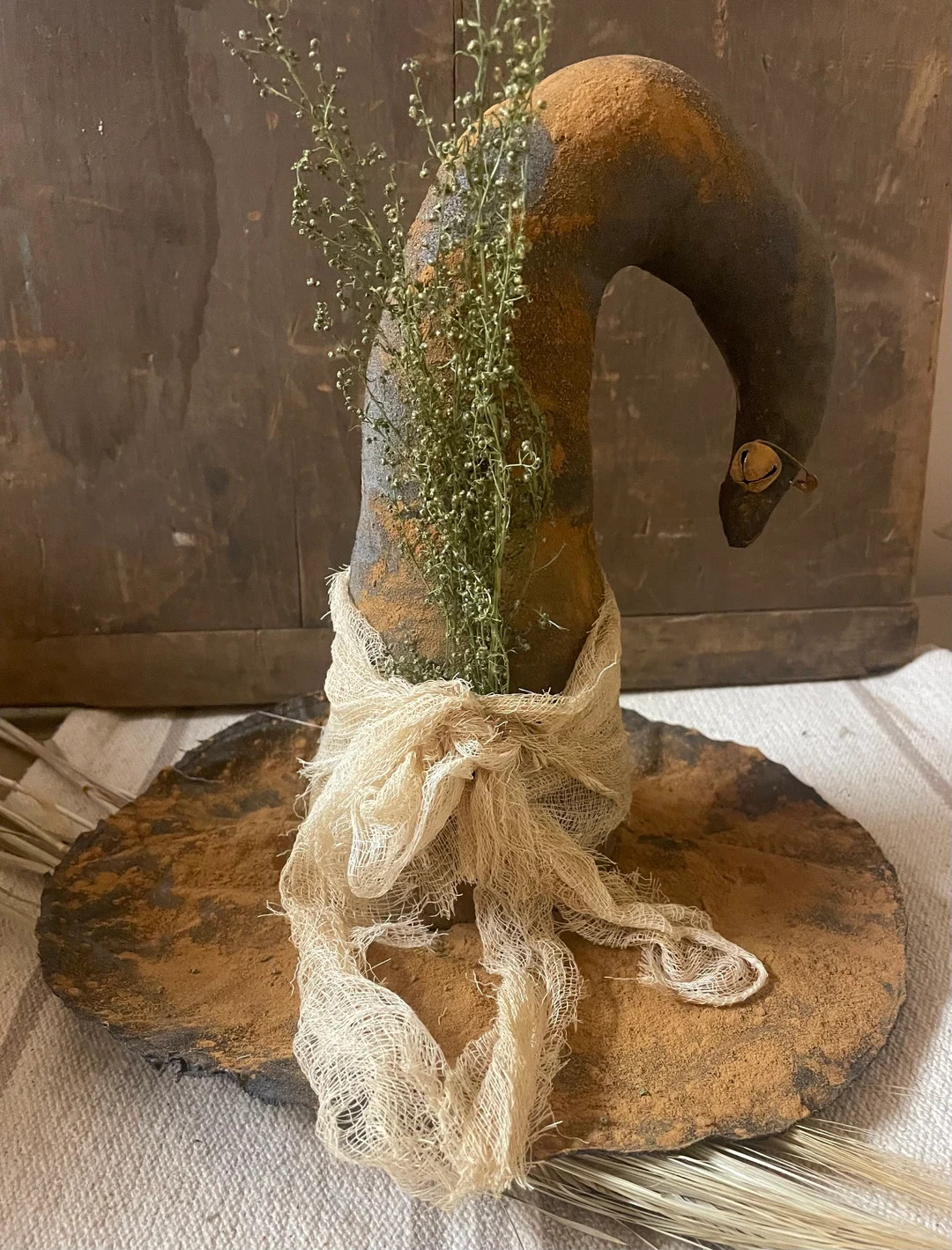 Primitive Fall Halloween Large Witch Hat Shelf Sitter (fits Ragon House Lg Pumpkins ) - Etsy | Etsy (US)