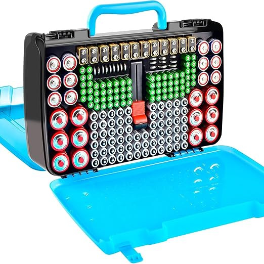 Battery Storage Organizer Case Holder Box with Tester, Double-Sided Batteries Fits for 269 Caddy ... | Amazon (CA)