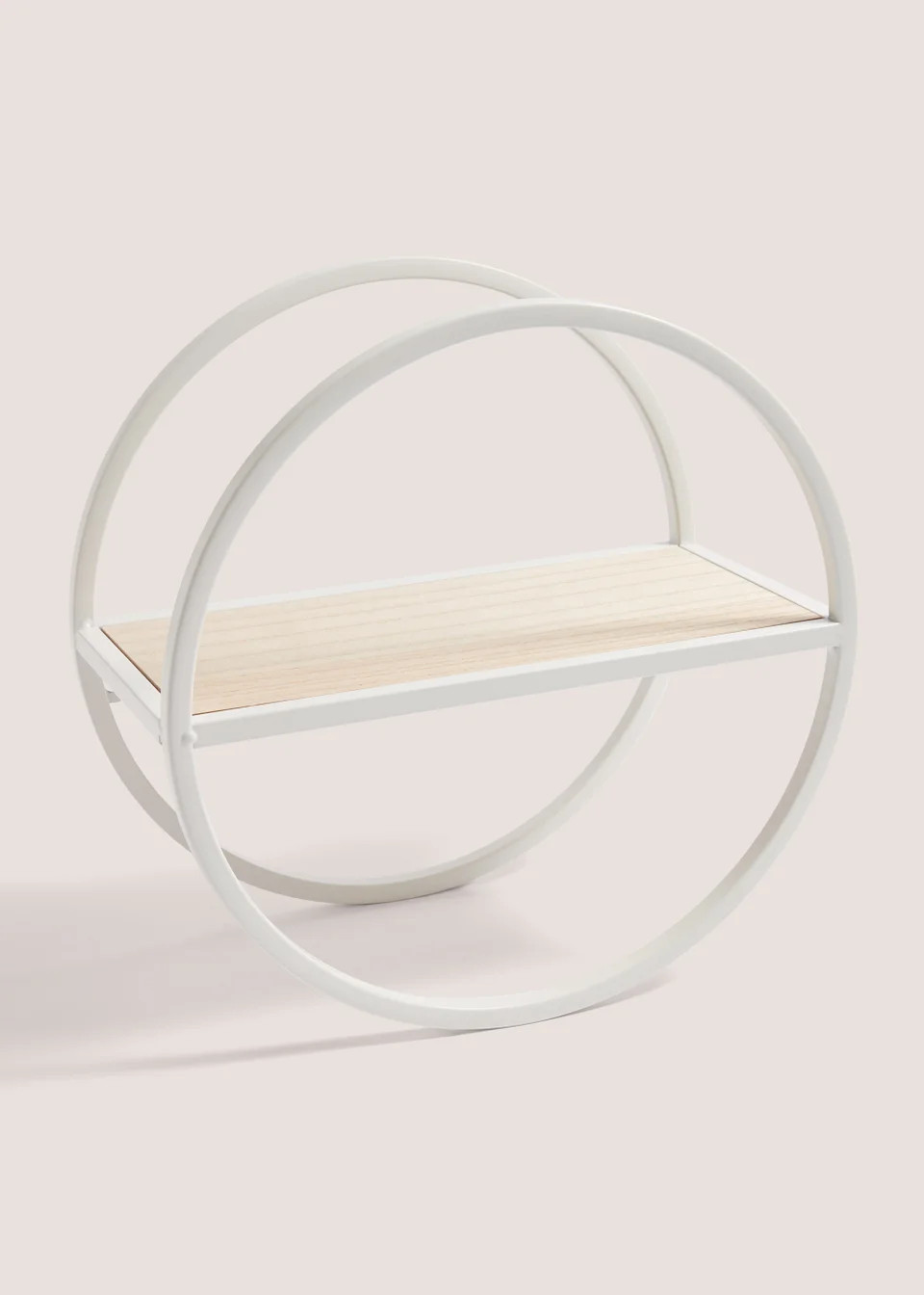White Metal Single Shelf (30cm x 30cm x 15cm) | Matalan (UK)