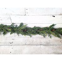 Christmas Garland-Cedar Garland-Christmas Greenery-Christmas Farmhouse Décor-Holiday Table Runner-Ho | Etsy (US)