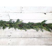 Christmas Garland-Cedar Garland-Christmas Greenery-Christmas Farmhouse Décor-Holiday Table Runner-Ho | Etsy (US)