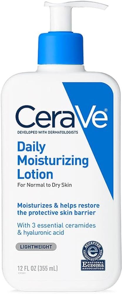 CeraVe Daily Moisturizing Lotion for Dry Skin | Body Lotion & Face Moisturizer with Hyaluronic Ac... | Amazon (US)
