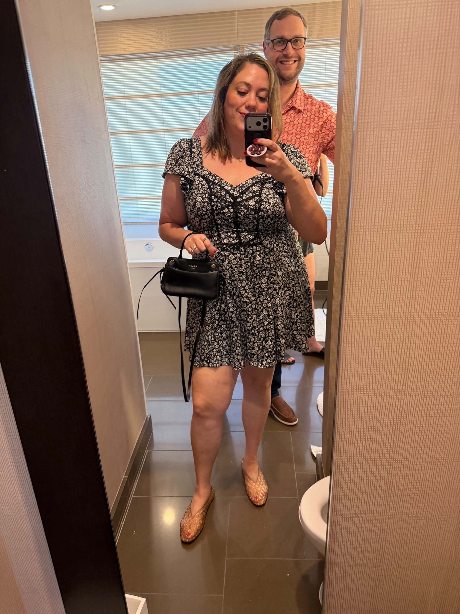 My optical-illusion corset dress from @Anthropologie is on sale this weekend ($50 off)!!! It seriously made me look and feel so snatched. The shoes are Dolce Vita, but their Amazon dupe is on sale for under $40 this weekend too!