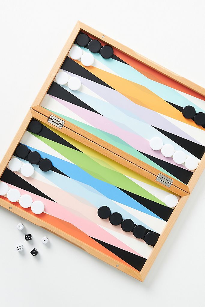 Colorplay Backgammon Game | Anthropologie (US)