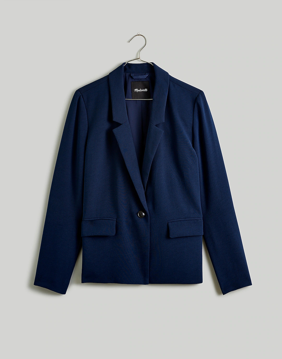 The Dorset Crop Blazer in Easygoing Crepe | Madewell