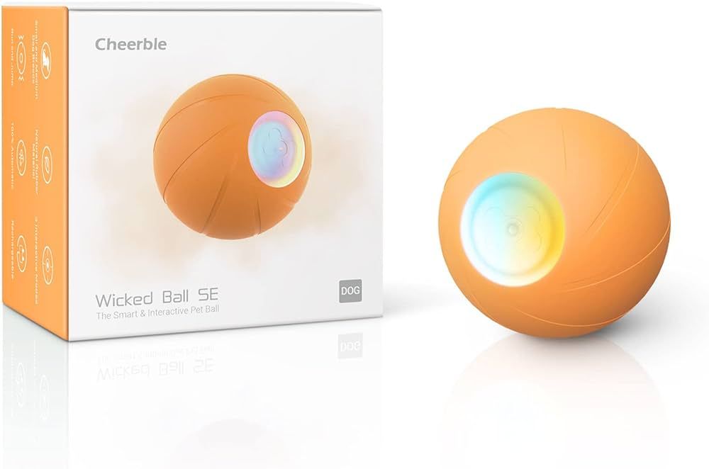 Cheerble [3 Interactive Modes] Intelligent Interactive Dog Toy Ball with LED Lights, Wicked Ball ... | Amazon (US)
