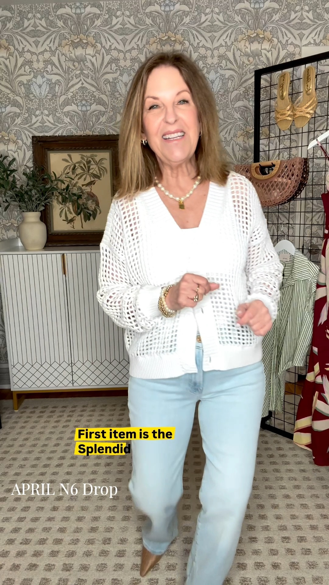 1st item in the N6 drop- Splendid  Camilla cardigan. It fits tts, I'm
Wearing a size XS. It also has a matching tank you wear underneath. Many colors available. 

Today (April 1) is the last day of the Splendid 30%off sale. 

#LTKSaleAlert #LTKSeasonal #LTKOver40