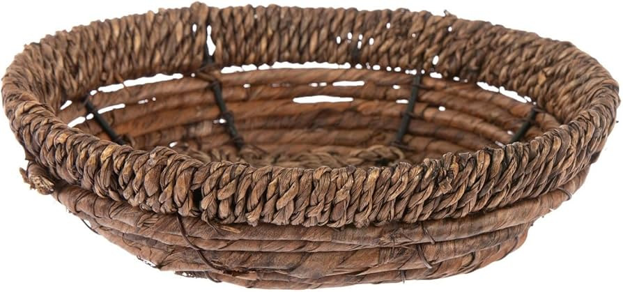 Hobby Lobby Natural Woven Round Basket, Handcrafted Banana Leaf and Sea Grass Storage Container, ... | Amazon (US)