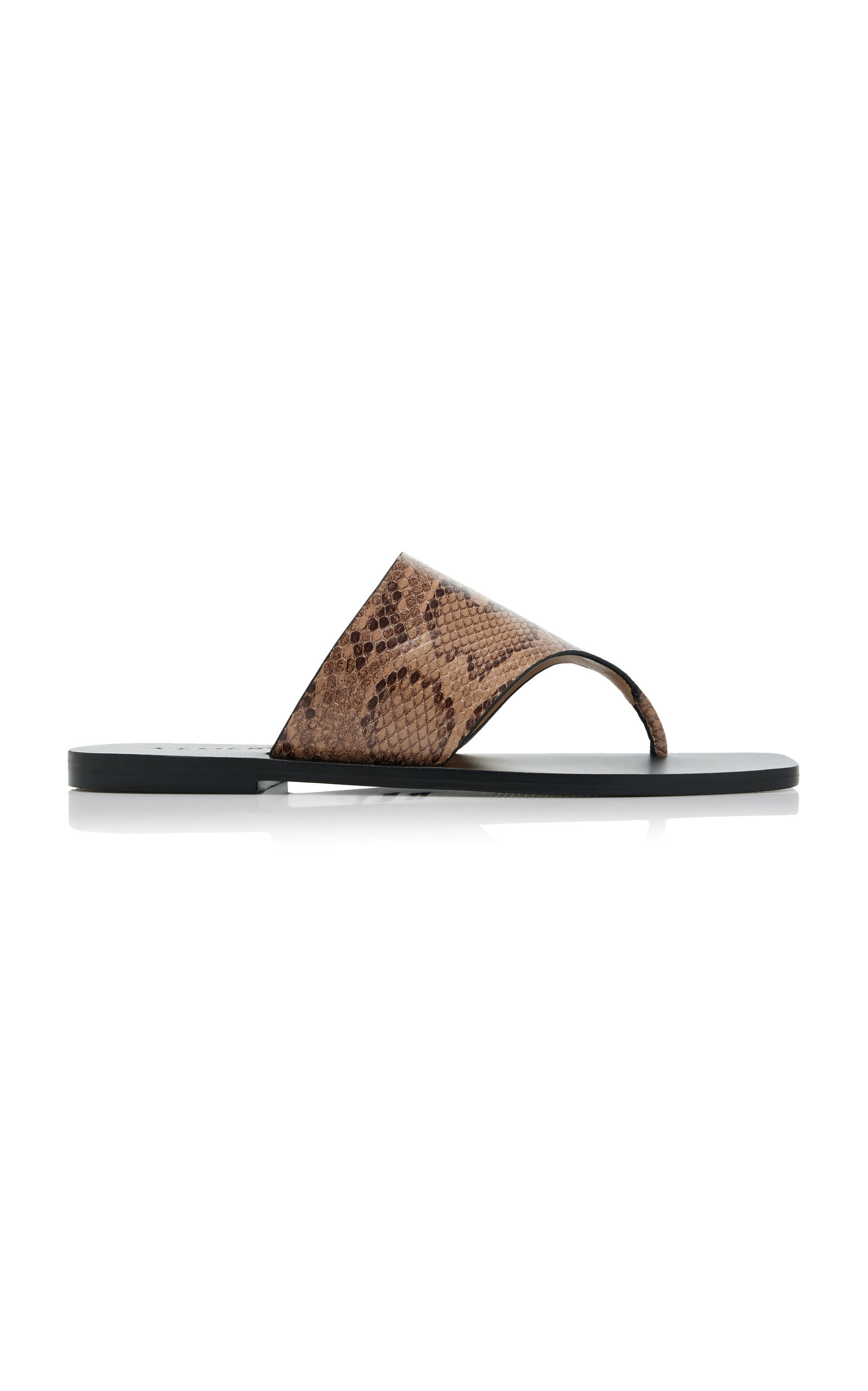 Paton Snake-Effect Leather Sandals | Moda Operandi (Global)