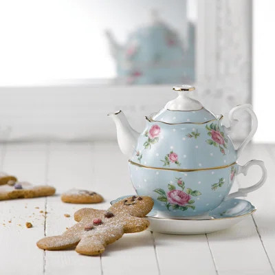 Royal Albert Polka Bone China Tea For One Set | Wayfair North America