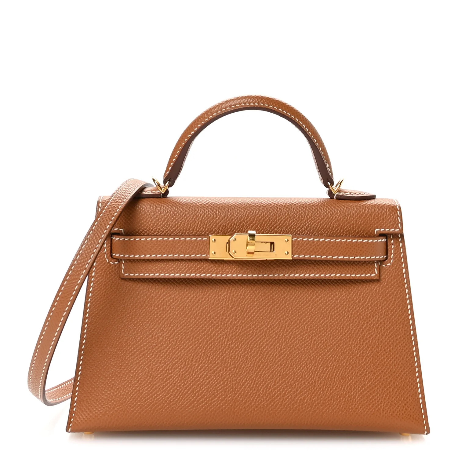 Hermes Epsom Mini Kelly Sellier 20 Gold 1797823 | FASHIONPHILE (US)