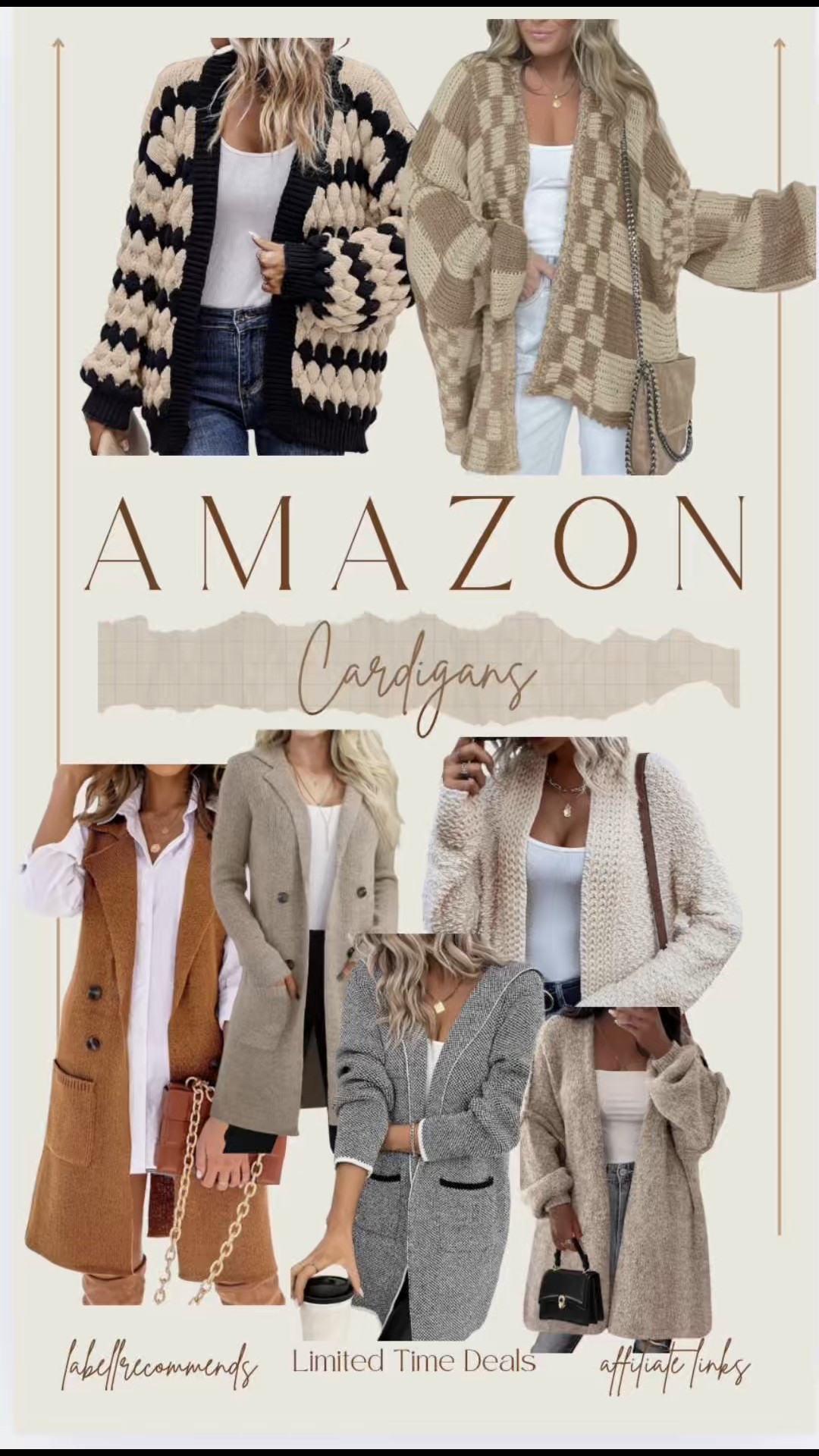 Cozy girl season is officially here 🍂 These Amazon cardigans are soft, stylish, and perfect for layering over everything from jeans to dresses. Think chunky knit textures, oversized fits, and those dreamy neutral tones that scream fall fashion. If you’re hunting for affordable fall outfit inspo or cozy Amazon finds that actually look high-end — these cardigans are it. 🤎✨

#fallcardiganstyle #amazonfallfashion #chunkyknitcardigan #neutraloutfitinspo

Amazon fall cardigans, chunky knit cardigan, oversized sweater women, neutral fall outfit, cozy Amazon sweater, fall layering outfits, cardigan outfit ideas

#LTKSaleAlert #LTKFindsUnder50 #LTKWorkwear