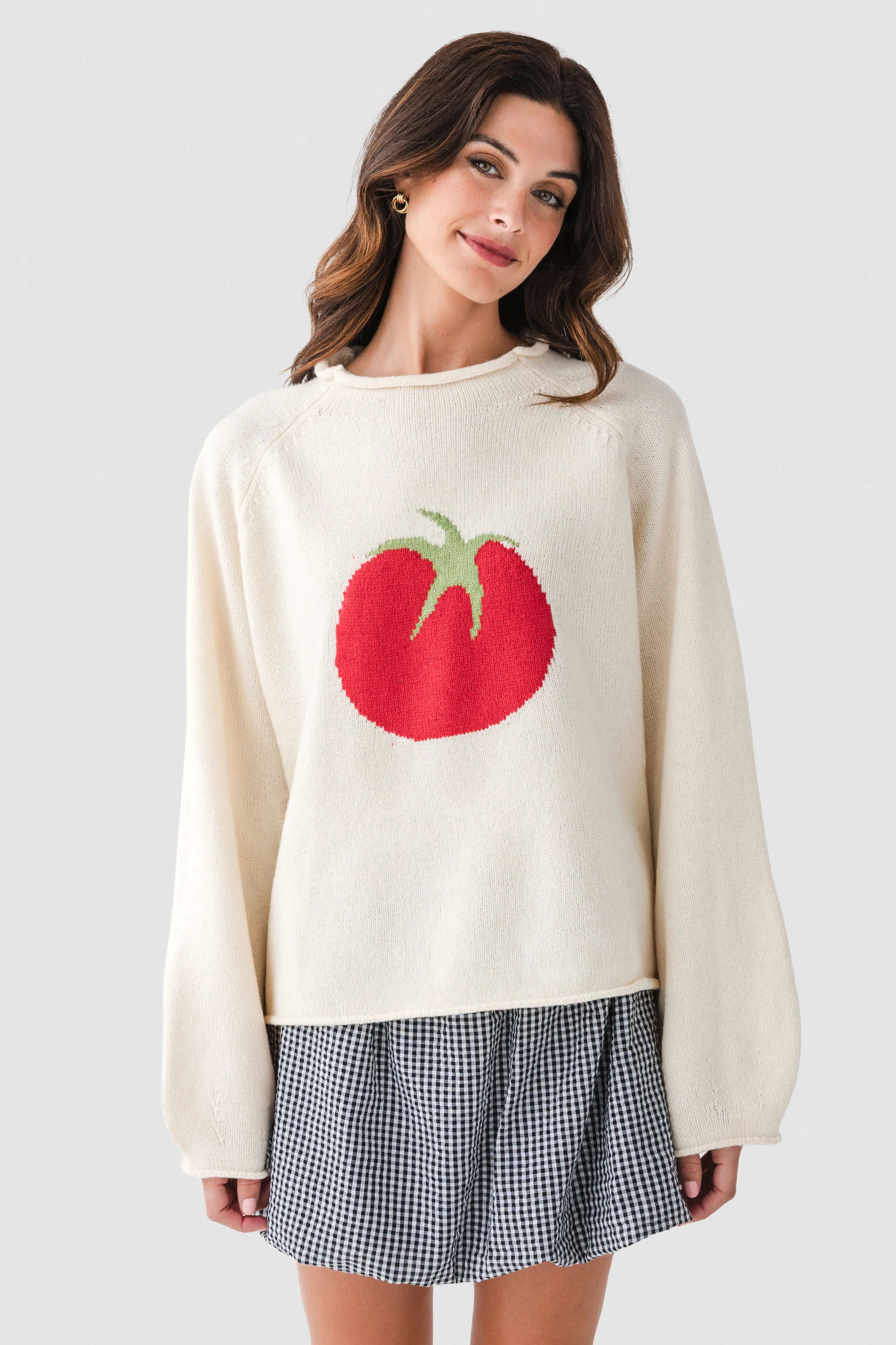 Things Between Tomato Sweater | Social Threads