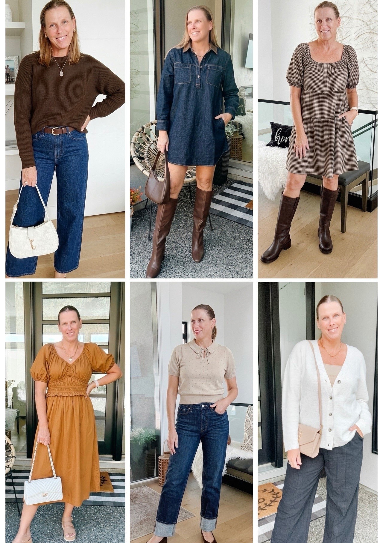 Early Fall Looks

Here is some inspo for some early fall styles if it’s still a bit warm where u are!!

Fall outfit, denim dress, fall dress, fall sweater, fall cardigan, elevated casual look, old navy jeans 

#LTKfall #LTKdresses #LTKtravel