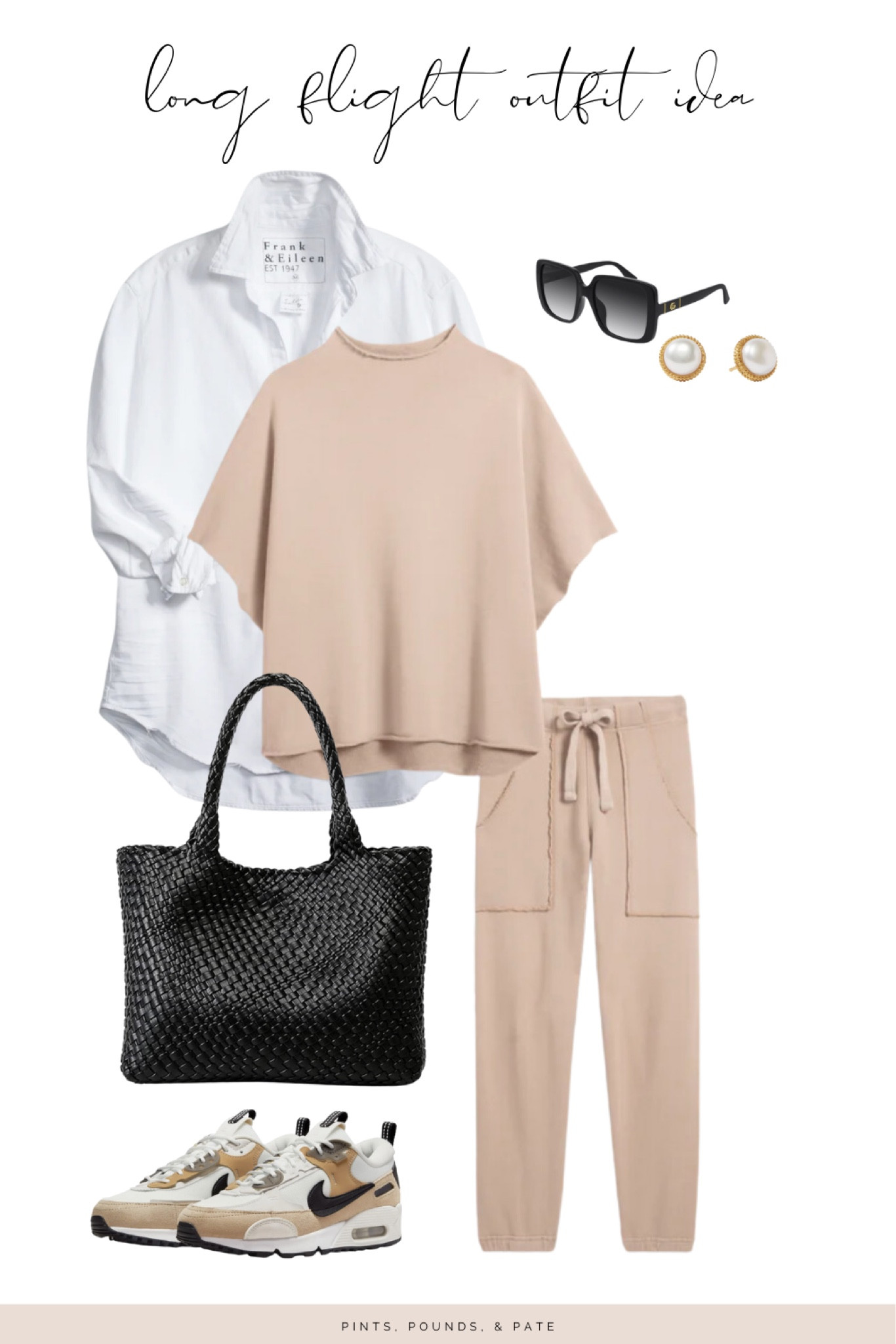 ✈️ Neutral long haul flight outfit idea, featuring a Frank & Eileen travel set, Nike sneakers, and Amazon women travel tote #longflightoutfit #longflight #longhaulflight

#LTKTravel