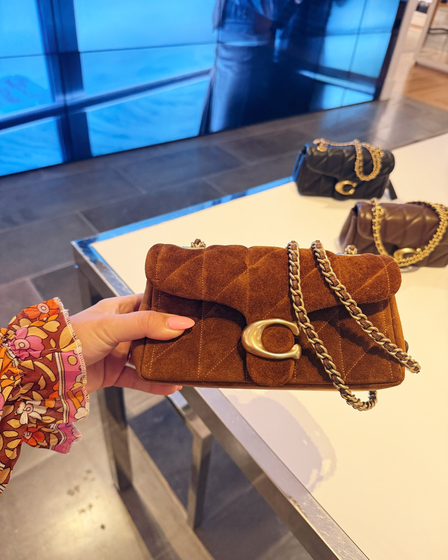 This coach Tabby purse is on my wish list 🤩 love it in the brown suede and how cute are the bag charms?!

#LTKcanada #LTKbag #LTKdatenight