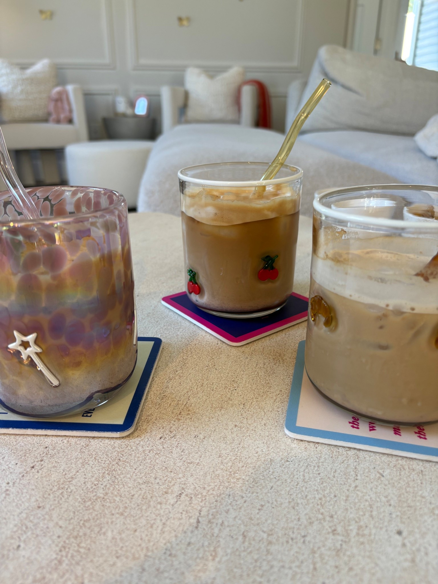 Coffee with the gurls💫🍒💘 #LTKdrinks #LTKcoffee #LTKiconjuiceglasses