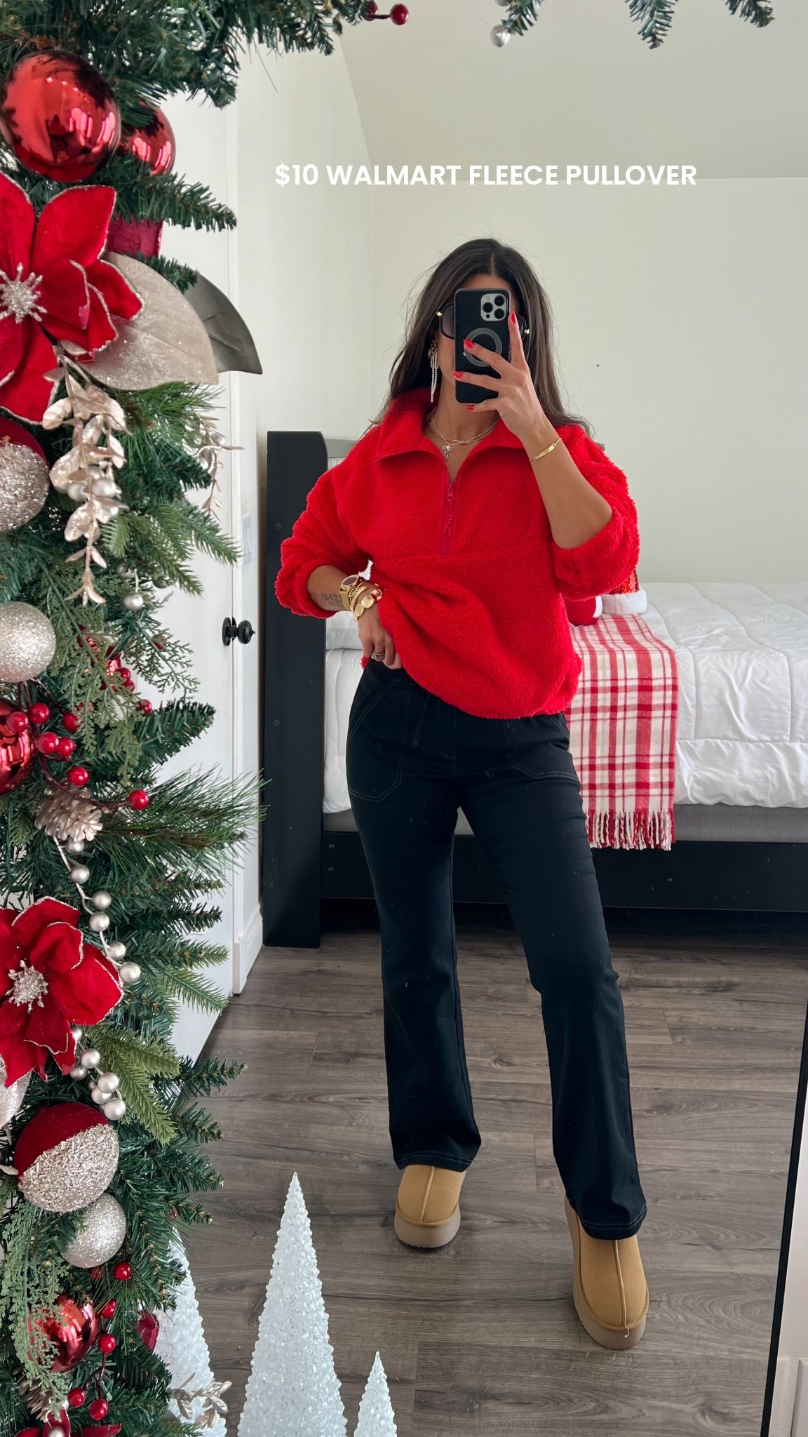 Such a cozy pullover from Walmart! Only $10. 

#LTKFindsUnder50 #LTKHoliday #LTKootd