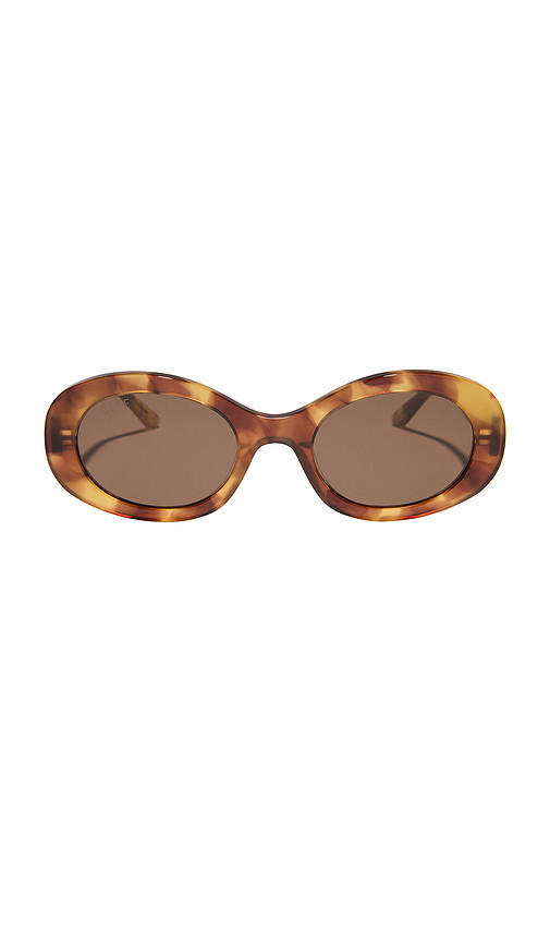 DIFF EYEWEAR Lainey Sunglasses in Brown. | Revolve Clothing (Global)