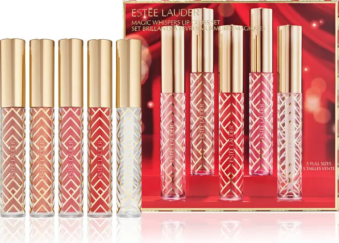 Magic Whispers 5-Piece Holiday Lip Gloss Gift Set $110 Value | Nordstrom