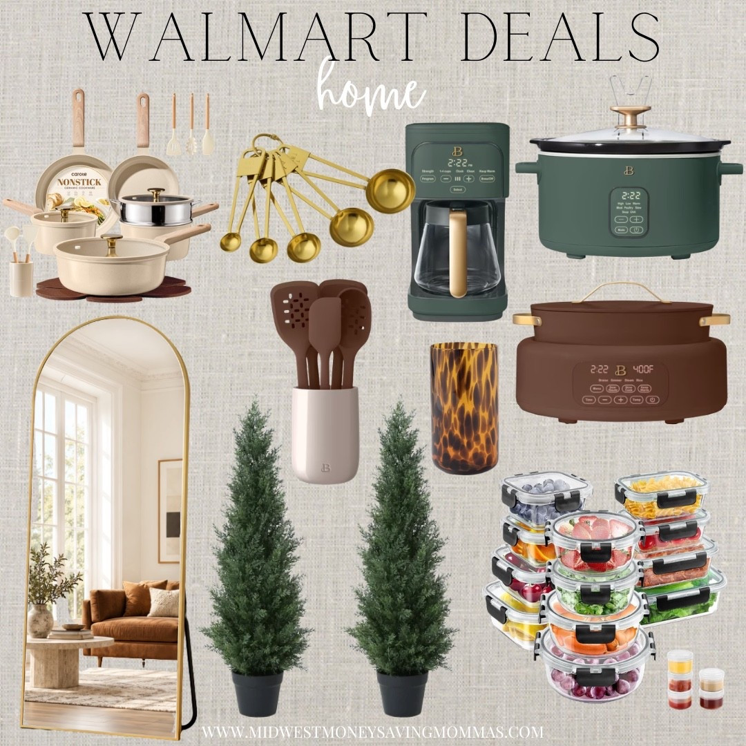 Walmart Deals Week! @Walmart 

Deals on home

Kitchen appliances  cookware  bakeware  mirror  faux trees

#LTKmomlife #LTKSaleAlert #LTKHome