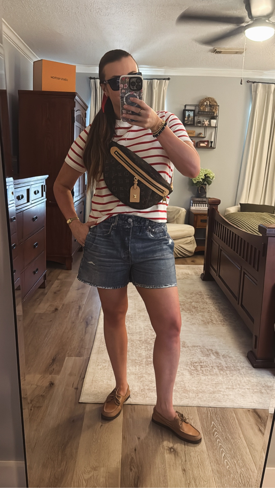 Happy Memorial Day! Sharing today’s super cute and comfortable outfit. Would be great for 4th or July too! Everything fits TTS. Wearing a medium in the shirt and shorts!

#LTKmomlife #LTKootd #LTKSeasonal