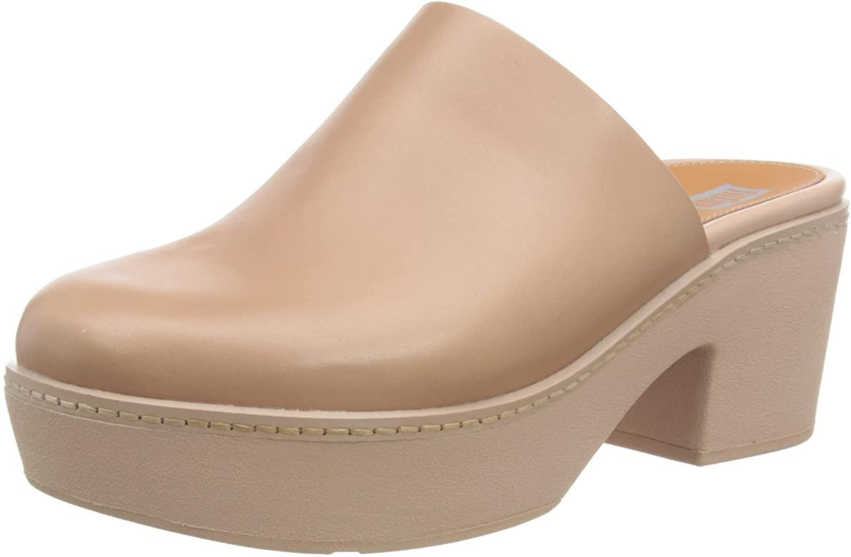 FitFlop Pilar Leather Mule Platforms | Amazon (US)
