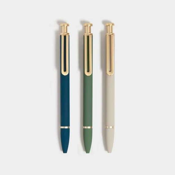 Lush Stripes Ballpoint Pens, 3 CT Assorted Colors | Walmart (US)