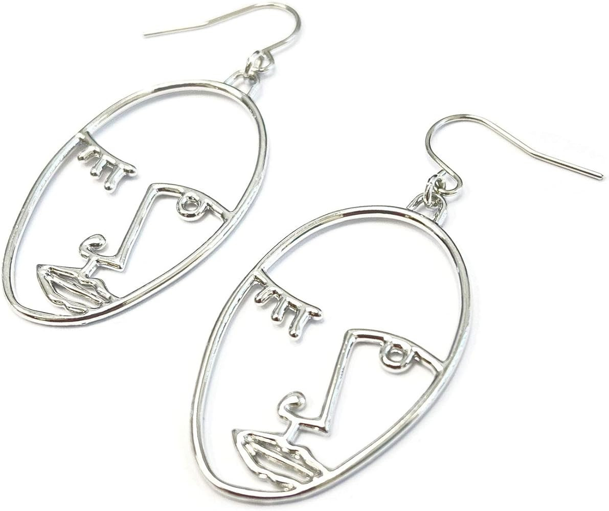 Abstract Face Earrings For Women | Amazon (US)