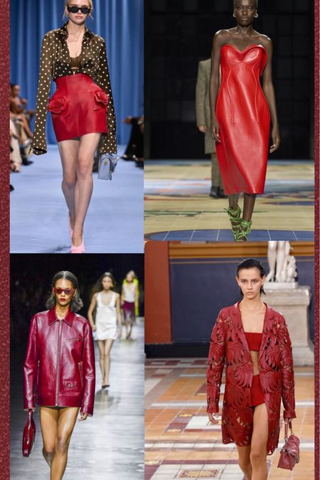 Red hot - from cherry to scarlet it's one of the hottest hues of the season. 