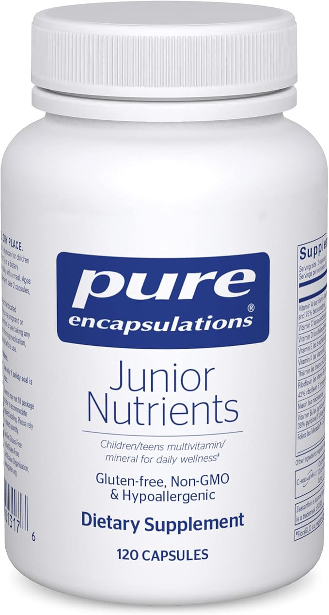 Pure Encapsulations Junior Nutrients - Kids & Teens Multivitamin - Without Iron - with Calcium, V... | Amazon (US)