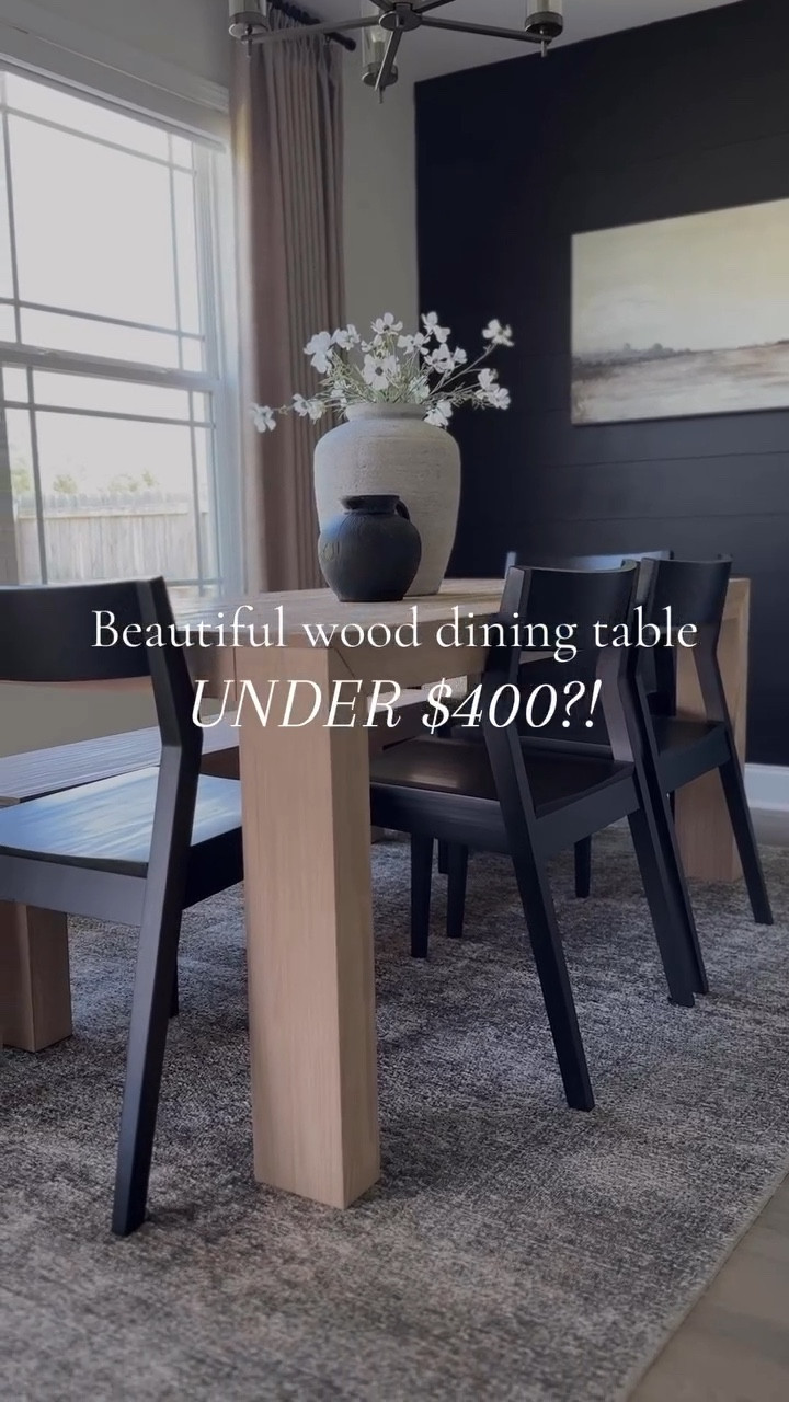 My dining room table is finally back in stock! The most perfect modern table- and it’s UNDER $400!

Plank and beam
Dining room inspo
Dining room decor
Wooden dining table
Rectangular dining table
Modern dining room
Organic modern
Minimalist style#LTKVideo 

#LTKSaleAlert #LTKHome