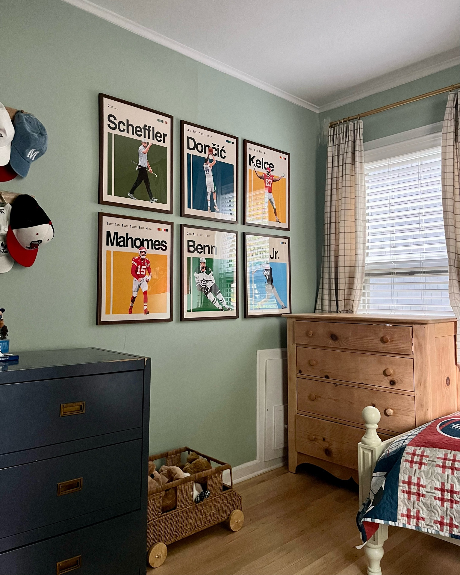 Added more sports posters to the boys rooms! 

These ones from Etsy are great and come in so many players! I get them printed at FedEx! 

Kids room / home decor / boy room 

#LTKHome #LTKKids