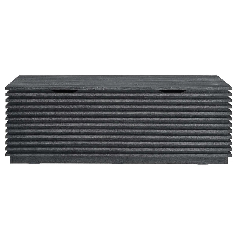 Render 47" Wood Grain Storage Bench by Modway | Wayfair North America