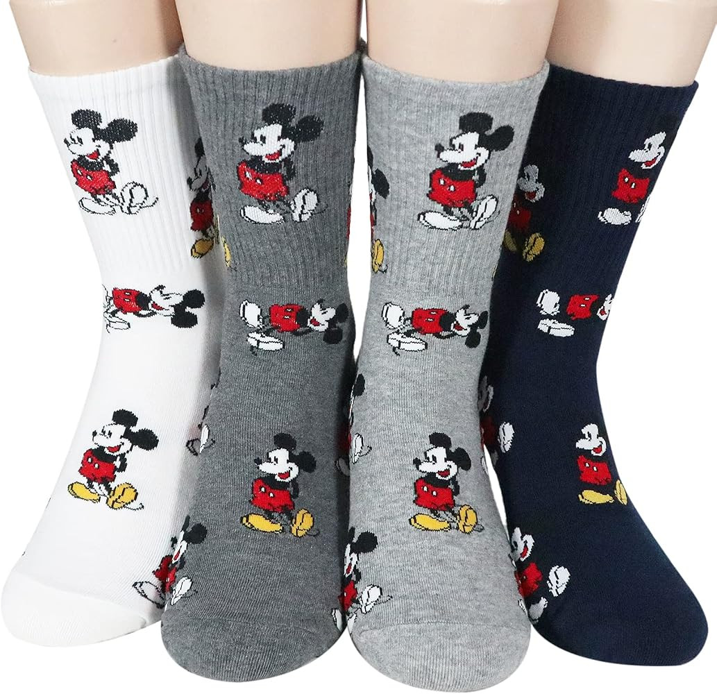 Socksense Cartoon Character Series Women's Original Crew Socks | Amazon (US)