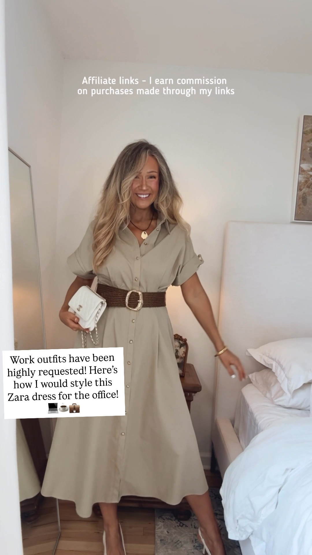 Affiliate links - I earn commission on purchases made through my links 

Zara work dress
Business casual office outfits

#LTKWorkwear