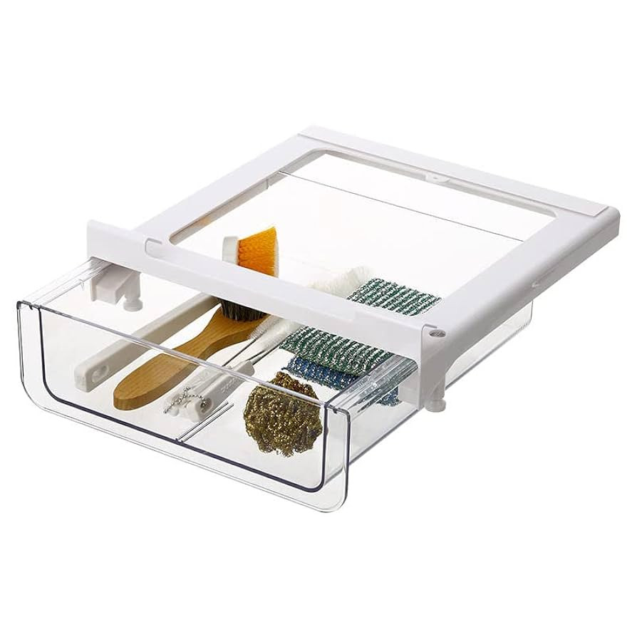 vacane Under Shelf Basket Organizer, Under Shelf Storage Drawer Pull Out, Under Cabinet Basket Ha... | Amazon (US)