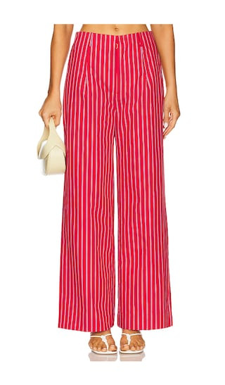 Claudine Pants in Red | Revolve Clothing (Global)
