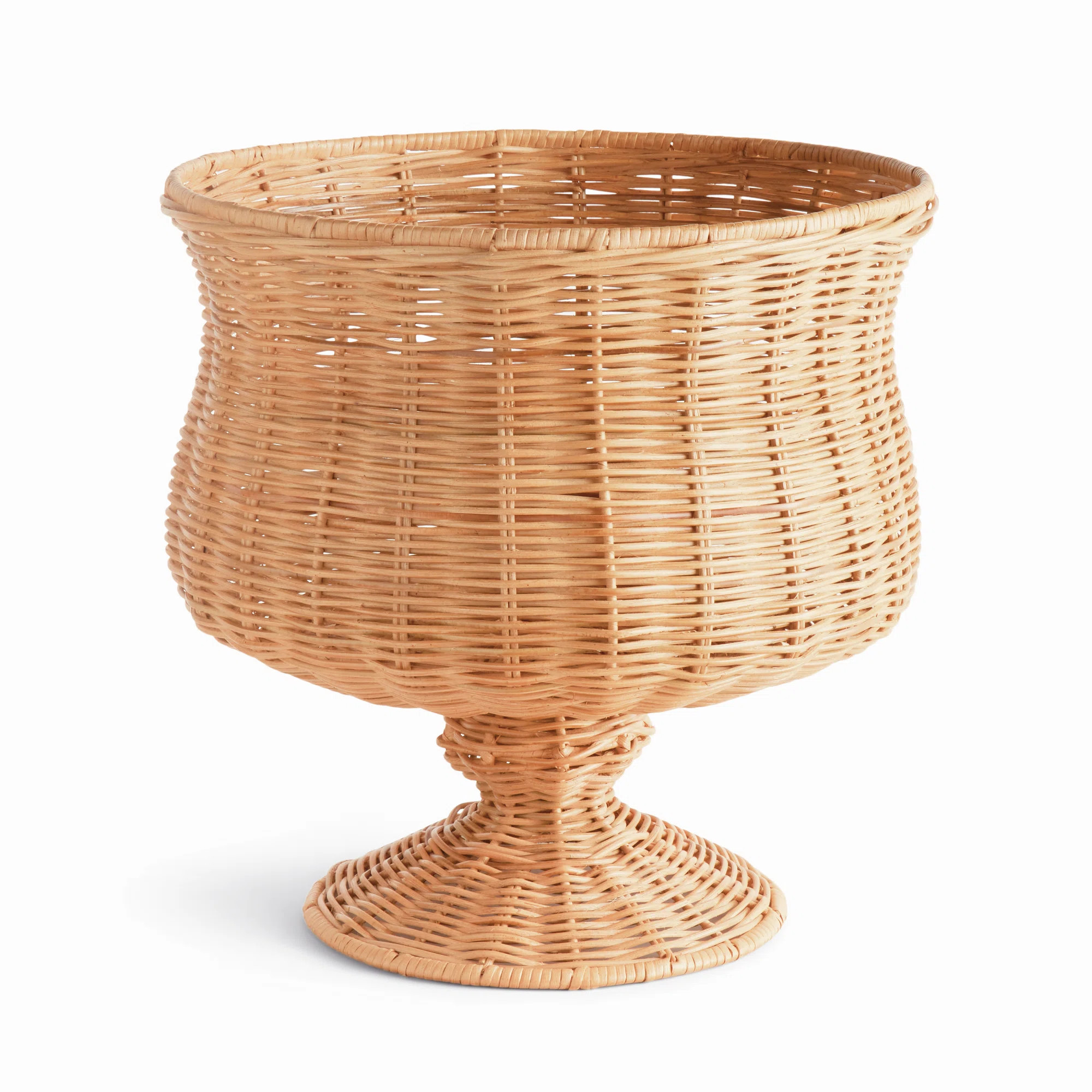 CHESAPEAKE RATTAN FOOTED URN TALL | Wayfair North America