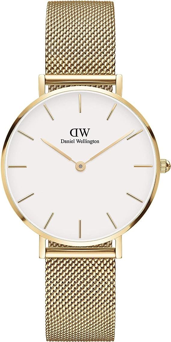 Daniel Wellington Petite Evergold Watch, Gold Mesh Bracelet | Amazon (US)