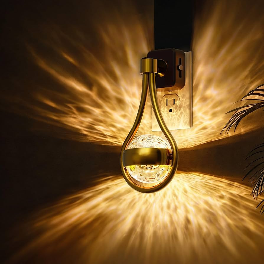 L LOHAS LED Night Lights Plug Into Wall: Star Projector Nightlight, Dusk to Dawn Sensor, 3000K So... | Amazon (US)